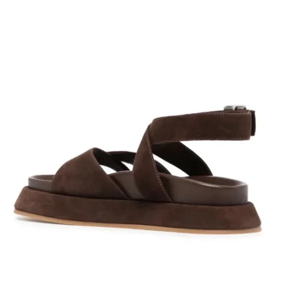 GIA/RHW 41 Suede Sandals Sz 39 - Picture 4 of 6